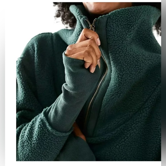 Free People Green Forrest Pine Poppy Pullover Sweater - Picture 1 of 16
